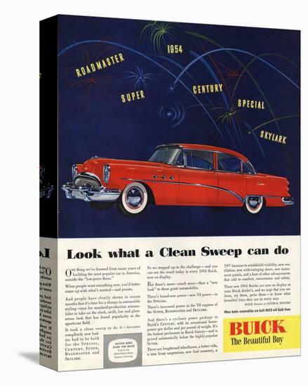 1954 GM Buick Special Skylark-null-Stretched Canvas