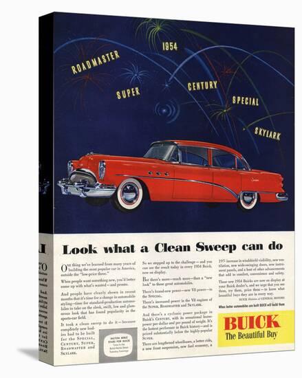 1954 GM Buick Special Skylark-null-Stretched Canvas