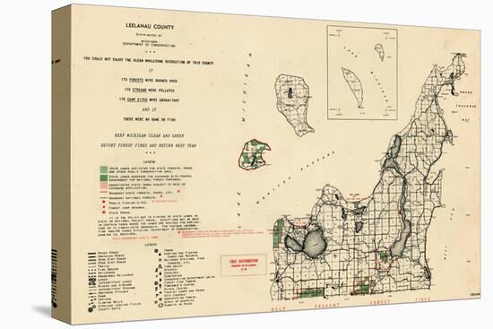 1955, Leelanau County, Michigan, United States-null-Premier Image Canvas