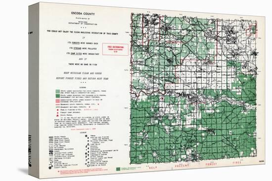 1955, Oscoda County, Michigan, United States-null-Premier Image Canvas