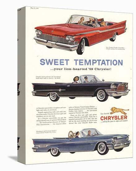 1956 Chrysler-Sweet Temptaion-null-Stretched Canvas