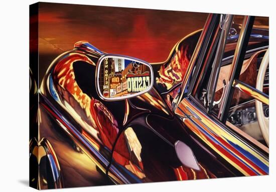 1956 Mercedes 220 Las Vegas-Graham Reynolds-Stretched Canvas