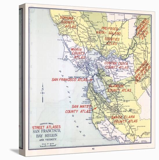 1957, San Francisco Bay Region, California, United States-null-Premier Image Canvas