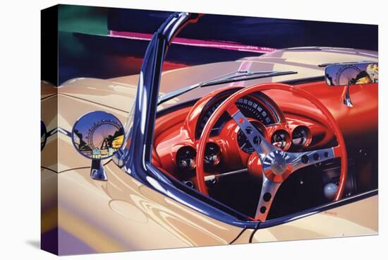 1958 Corvette-Graham Reynolds-Stretched Canvas