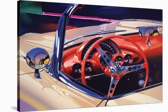 1958 Corvette-Graham Reynolds-Stretched Canvas