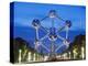 1958 World Fair, Atomium Model of An Iron Molecule, Illuminated at Night, Brussels, Belgium, Europe-Christian Kober-Premier Image Canvas