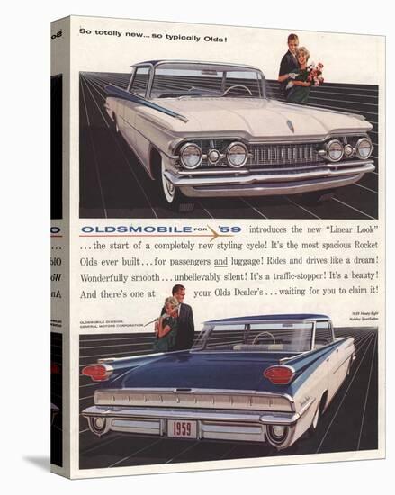 1959 GM Oldsmobile-Totally New-null-Stretched Canvas