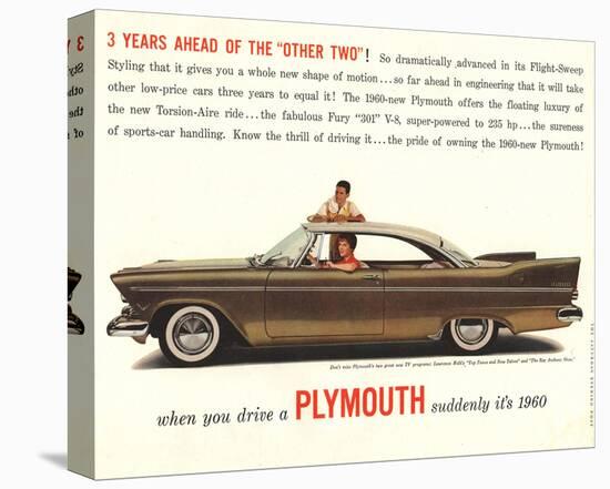 1960 Chrysler Plymouth-null-Stretched Canvas