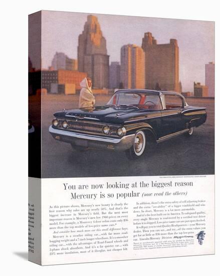 1960 Mercury Montclair 2-Door-null-Stretched Canvas