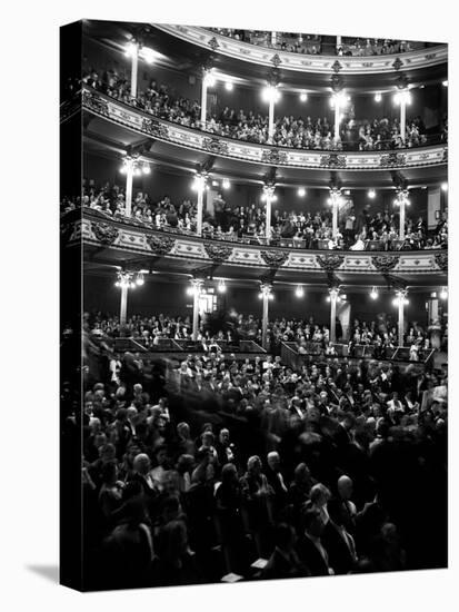 1960s Audience in Seats and Balconies of the Academy of Music Philadelphia, Pennsylvania-null-Premier Image Canvas