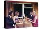 1960s Dinner Party-Heinz Zinram-Premier Image Canvas