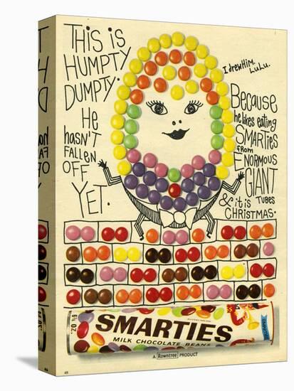 1960s UK Smarties Magazine Advertisement-null-Premier Image Canvas