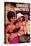 1960s USA Topless Waitress Book Cover-null-Premier Image Canvas