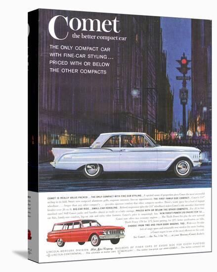 1961 Mercury-Comet Family Size-null-Stretched Canvas