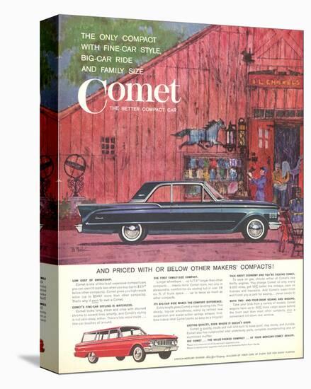 1961 Mercury-Comet Fine-Car…-null-Stretched Canvas