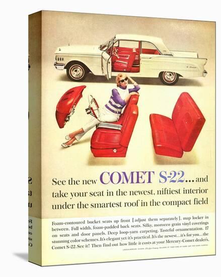 1961 Mercury-New Comet S-22-null-Stretched Canvas