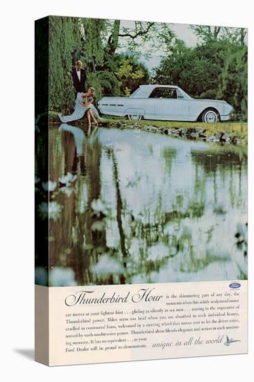 1962 Thunderbird Hour - Unique-null-Stretched Canvas
