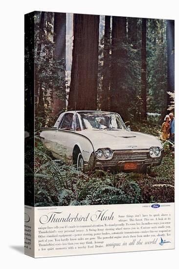 1962 Thunderbird Hush-null-Stretched Canvas