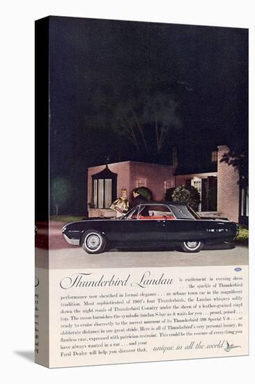 1962 Thunderbird Landau-null-Stretched Canvas
