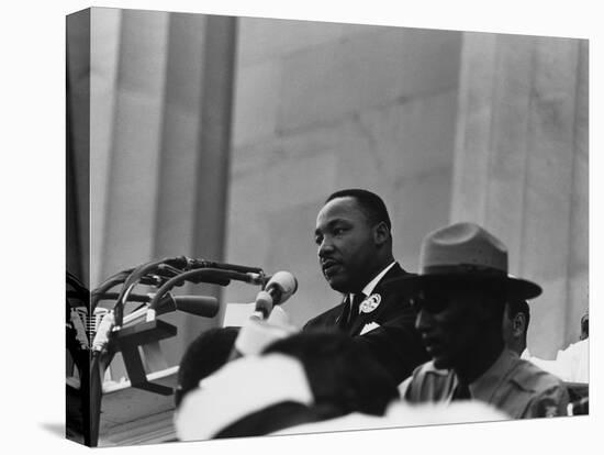 1963 March on Washington. Martin Luther King Delivering His 'I Have a Dream Speech.' Aug. 28, 1963-null-Stretched Canvas