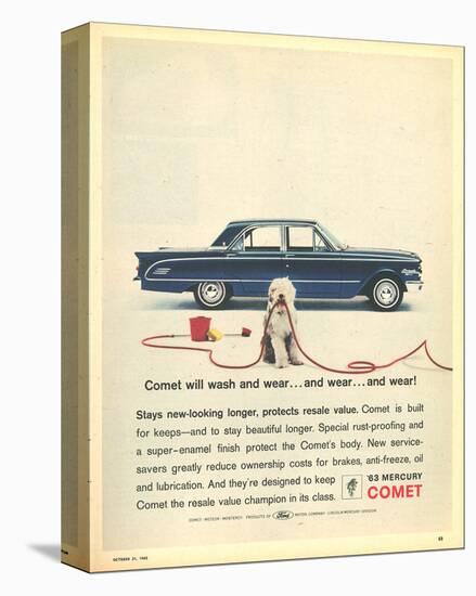 1963 Mercury -Comet Rust-Proof-null-Stretched Canvas