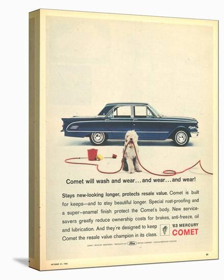 1963 Mercury -Comet Rust-Proof-null-Stretched Canvas