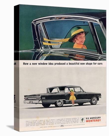 1963 Mercury - New Window Idea-null-Stretched Canvas