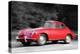 1963 Porsche 356 C Watercolor-NaxArt-Stretched Canvas