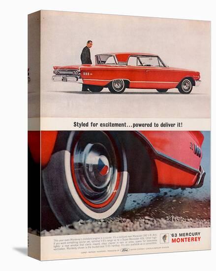 1963Mercury-Powered to Deliver-null-Stretched Canvas