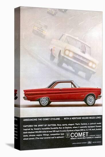 1964 Mercury - Comet Cyclone-null-Stretched Canvas