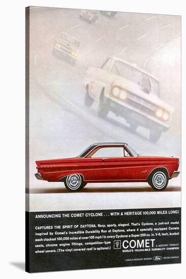 1964 Mercury - Comet Cyclone-null-Stretched Canvas