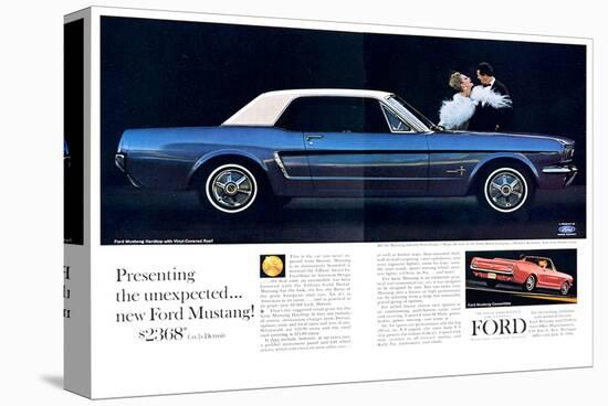 1964 Mustang - Vinyl Roof-null-Stretched Canvas