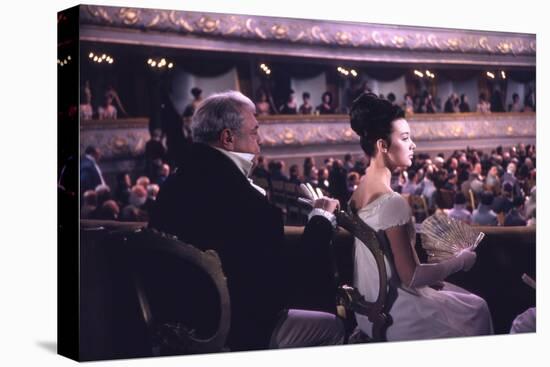 1965: Actress Lyudmila Saveleva as Natasha Rostova in a Scene from the Film 'War and Peace', Russia-Dmitri Kessel-Premier Image Canvas