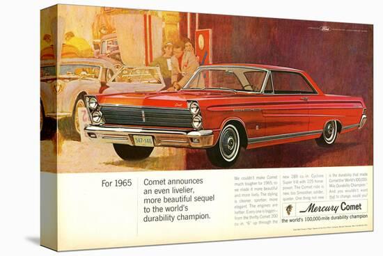 1965 Mercury Beautiful Sequel-null-Stretched Canvas