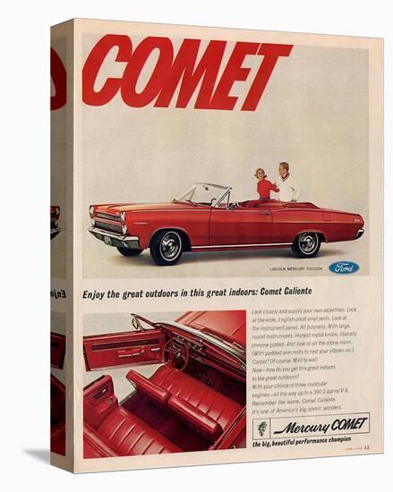 1966 Mercury - Comet Caliente-null-Stretched Canvas