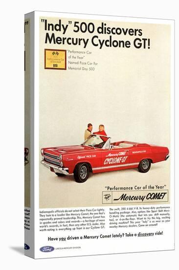 1966 Mercury - Cyclone GT Indy-null-Stretched Canvas