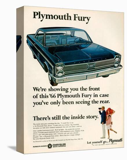 1966 Plymouth Fury-null-Stretched Canvas