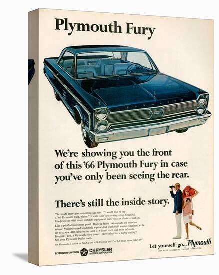 1966 Plymouth Fury-null-Stretched Canvas