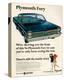 1966 Plymouth Fury-null-Stretched Canvas