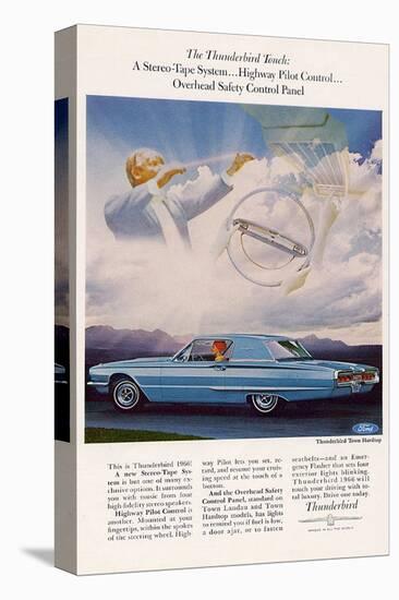 1966 Thunderbird Pilot Control-null-Stretched Canvas