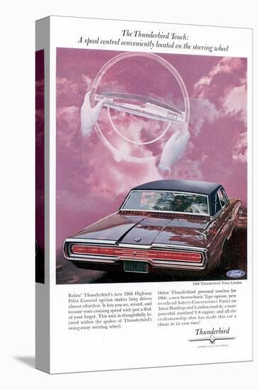 1966 Thunderbird Speed Control-null-Stretched Canvas