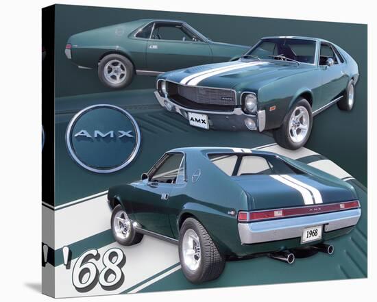 1968 AMX-null-Stretched Canvas