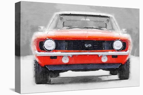 1968 Chevy Camaro SS Watercolor-NaxArt-Stretched Canvas