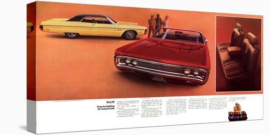 1970 Plymouth Fury Convertible-null-Stretched Canvas