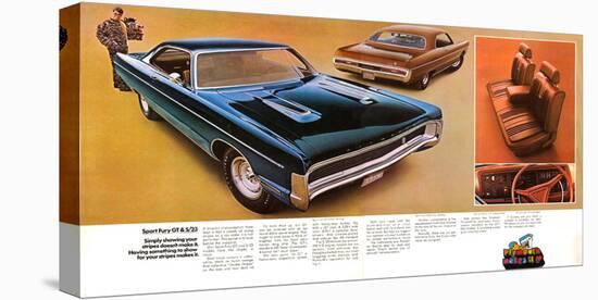 1970 Plymouth Sport Fury Gt&S-null-Stretched Canvas