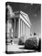 1970s Infrared Photograph Front of Supreme Court Building Washington DC-null-Premier Image Canvas