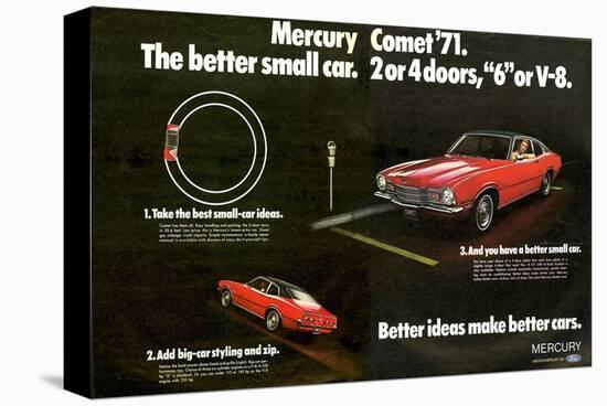 1971 Mercury - Better Cars-null-Stretched Canvas