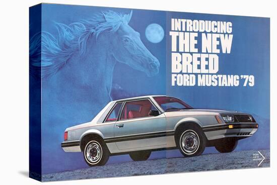 1979 Mustang - the New Breed-null-Stretched Canvas