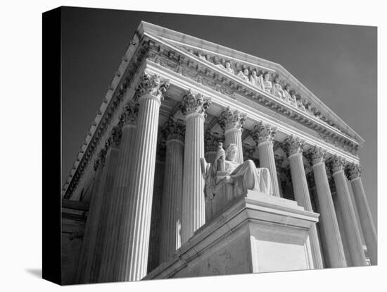 1980s Federal Supreme Court Building Low Angle Front Shot Washington DC-null-Premier Image Canvas