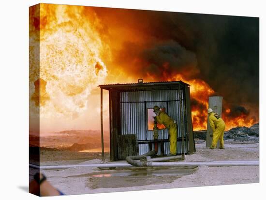 1991 Gulf War Oil Fires-Bill Haber-Premier Image Canvas